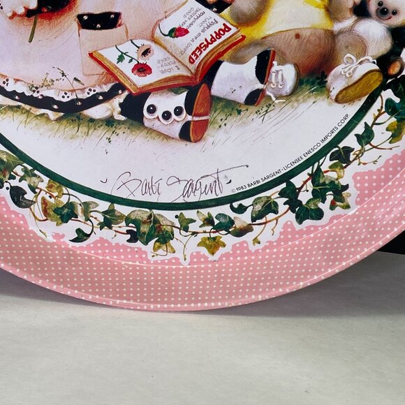 Vintage Enesco 1983 Poppyseed Tray by Barbi Sargent - Picture 2 of 12